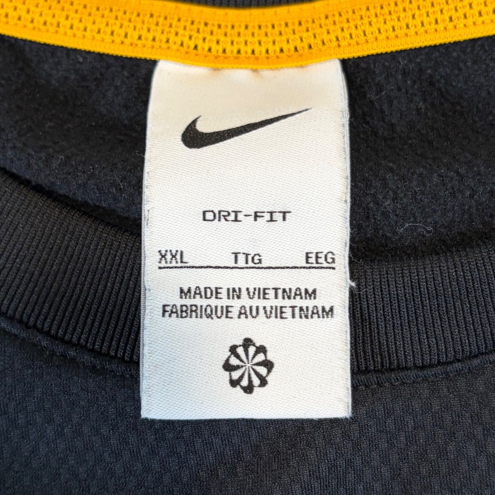 Nike Iowa Hawkeyes On-Field Top Mens 2XL Black Dri-FIT Long Sleeve DN5767-010 - Picture 2 of 12